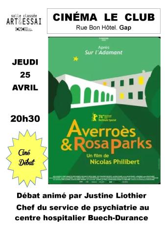 ciné débat jeudi 25 avril 2024