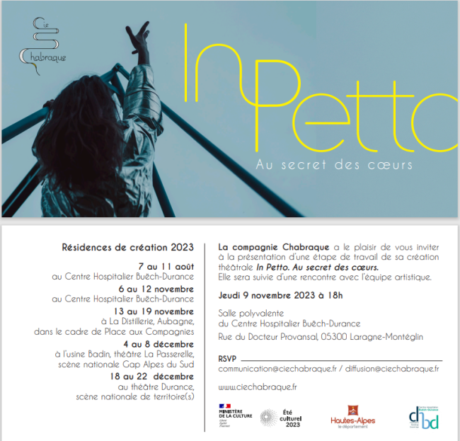 Invitation culturelle Cie Chabraque 